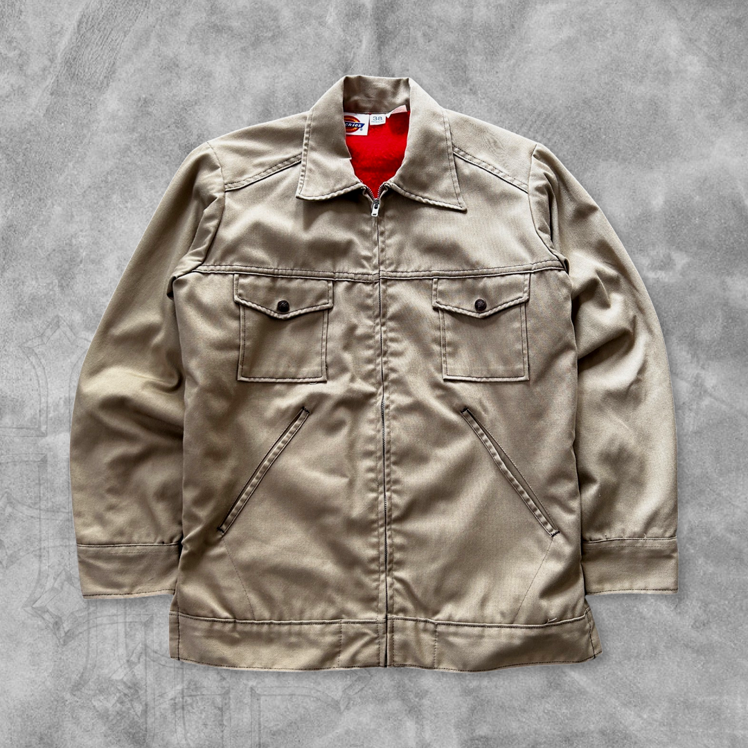 Tan Dickies Lined Work Jacket 1990s (S)