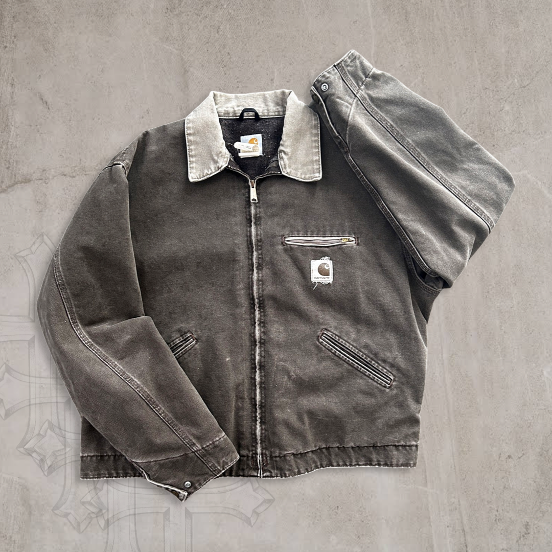 Timber Brown Carhartt Detroit Jacket 1990s (XL)