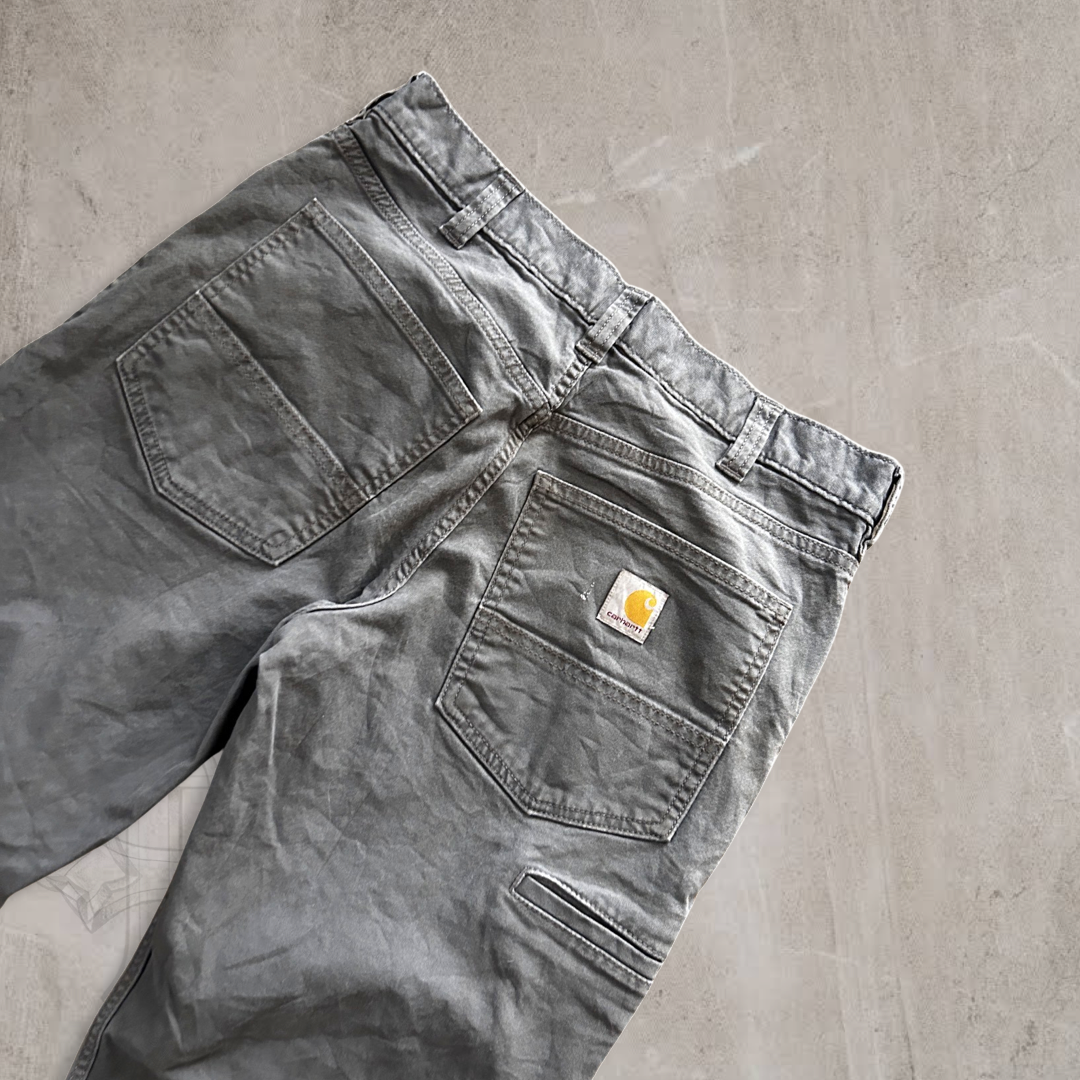 Distressed Grey Carhartt Pants 2000s (32x30)