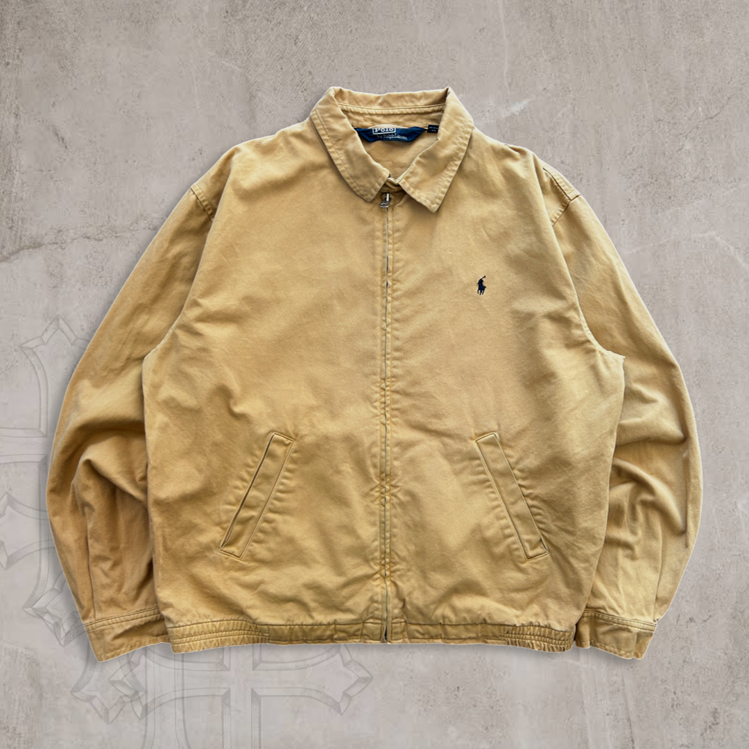 Tan Polo Harrington Jacket 1990s (L)