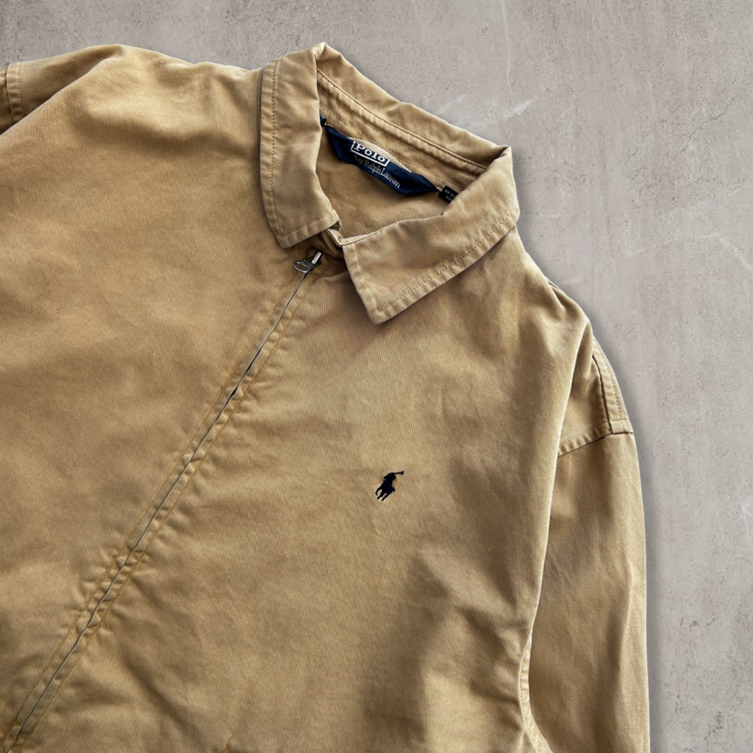 Tan Polo Harrington Jacket 1990s (L)