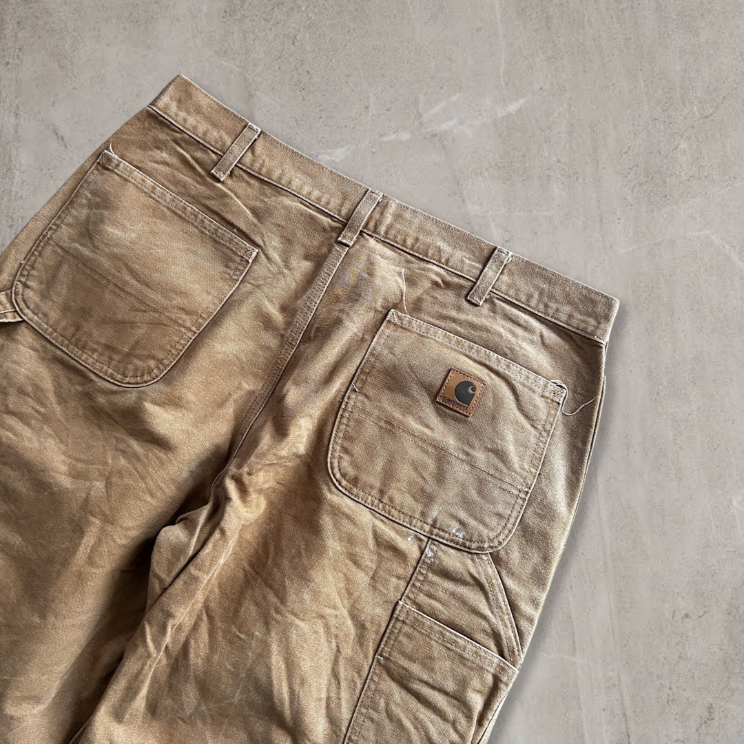 Camel Brown Carhartt Carpenter Pants 1990s (36x30)