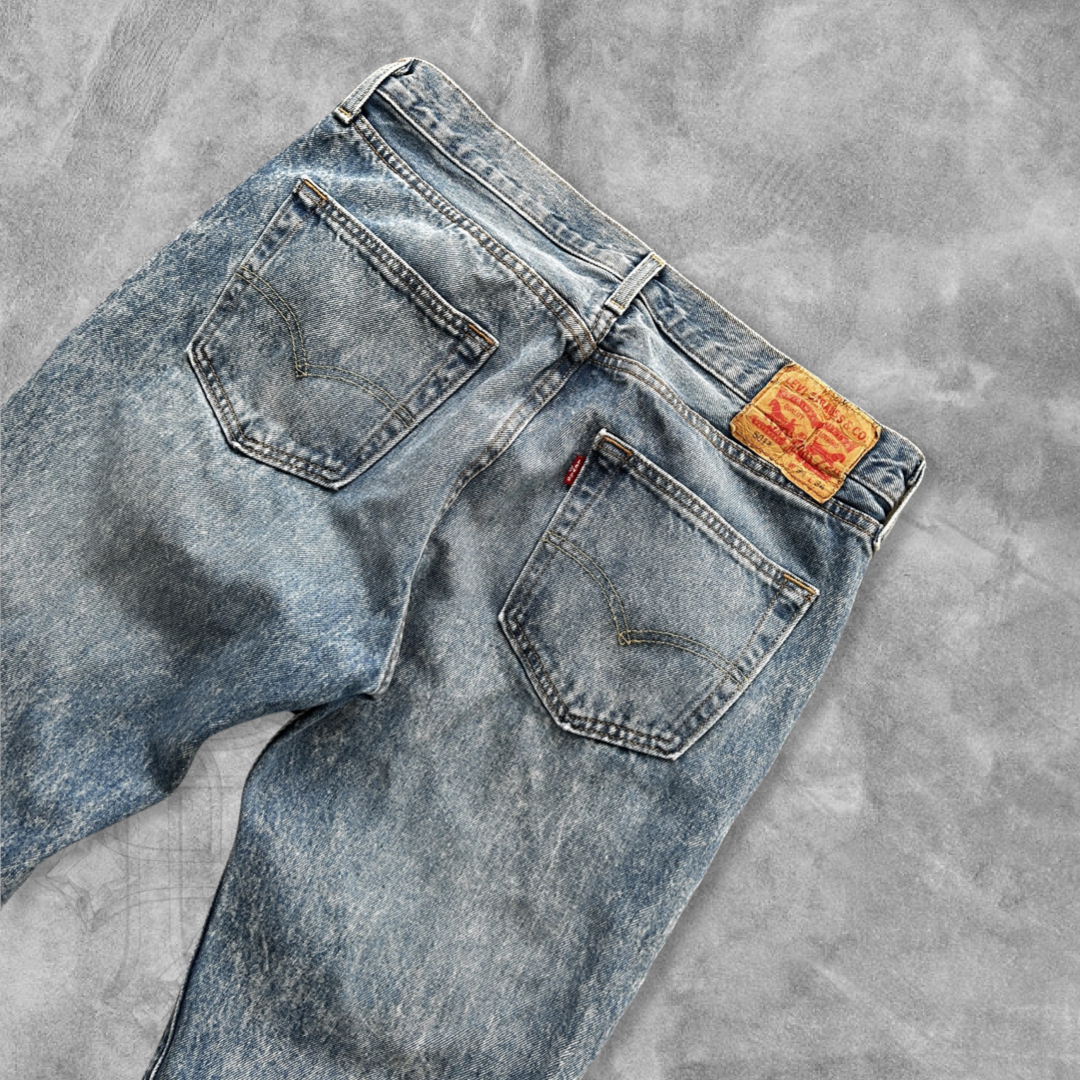 Faded Stone Wash Levi’s 501 Jeans Y2K 2000s (34x34)