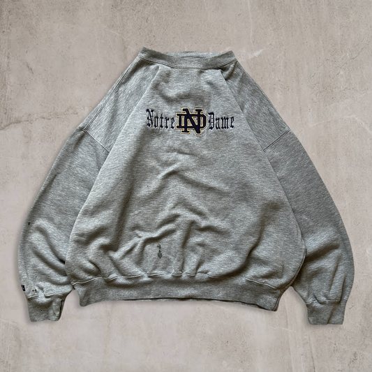 Grey Notre Dame Sweatshirt 1990s (XL)