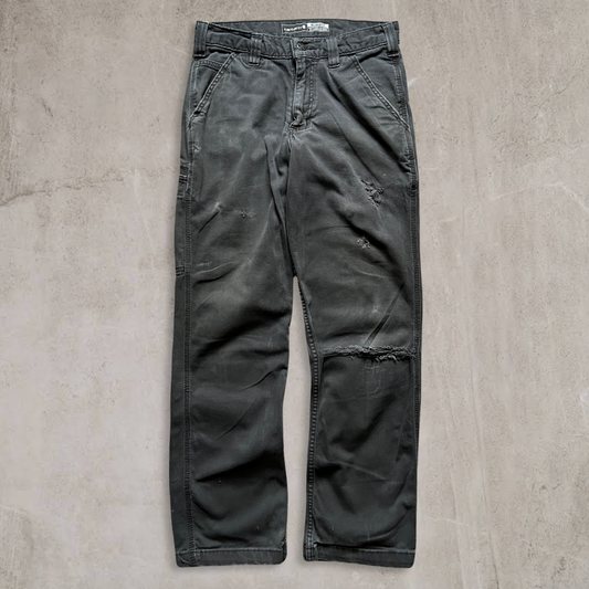 Distressed Dark Grey Carhartt Pants 2000s (29x30)
