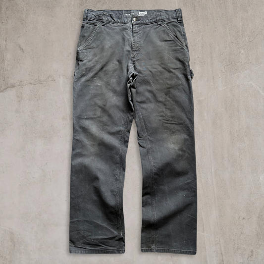 Distressed Grey Carhartt Carpenter Pants 2000s (34x32)