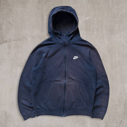 Faded Nike Hooded Jacket Y2K 2000s (M)