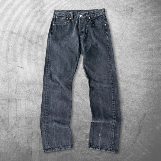 Faded Black Levi’s 501xx Jeans 2000s (32x34)