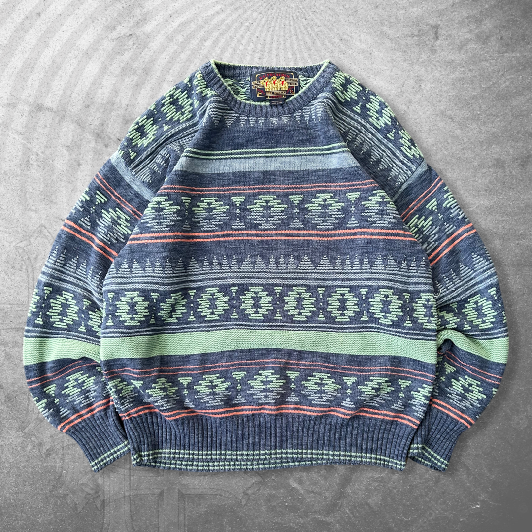 Multicolor Polo Ralph Lauren Sweater 1990s (XL)