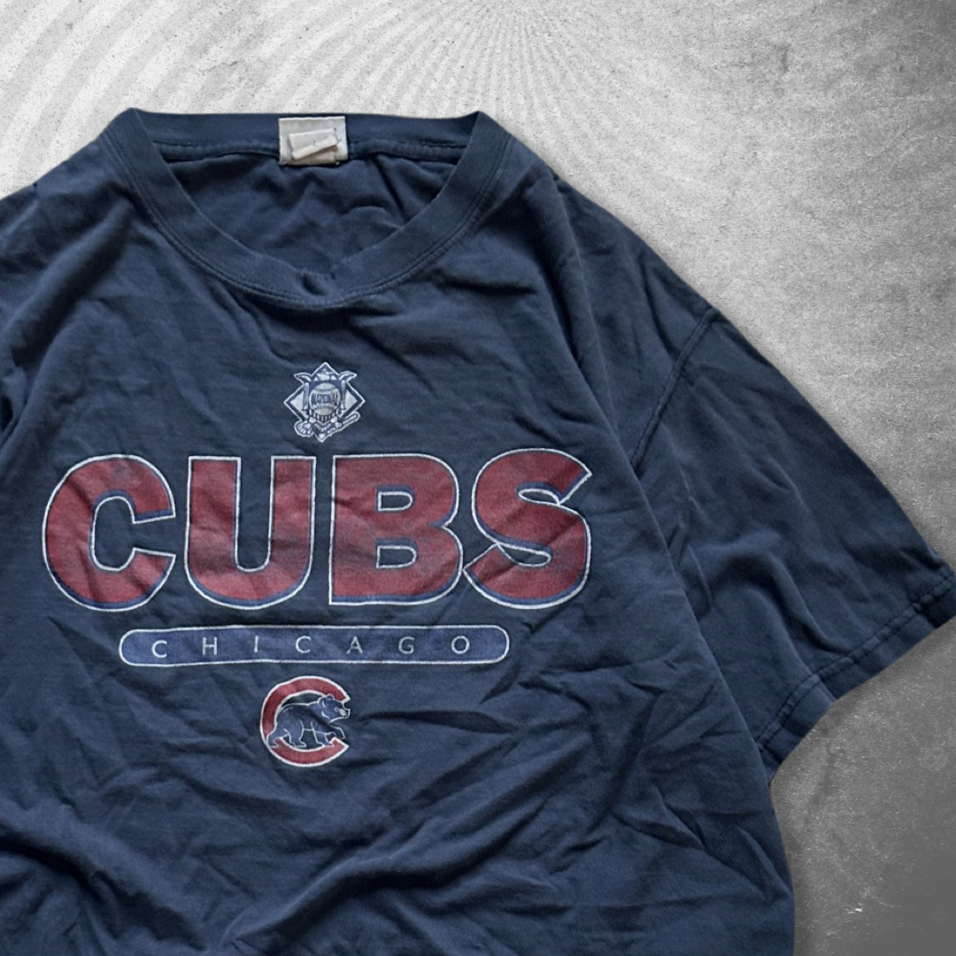 Navy Chicago Cubs Shirt 1990s (L)