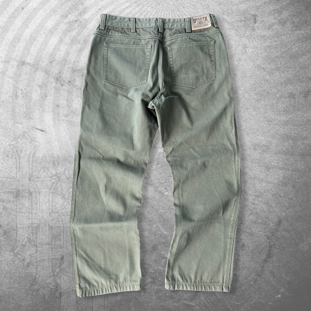 Moss Green Duluth Pants 1990s (36x32)