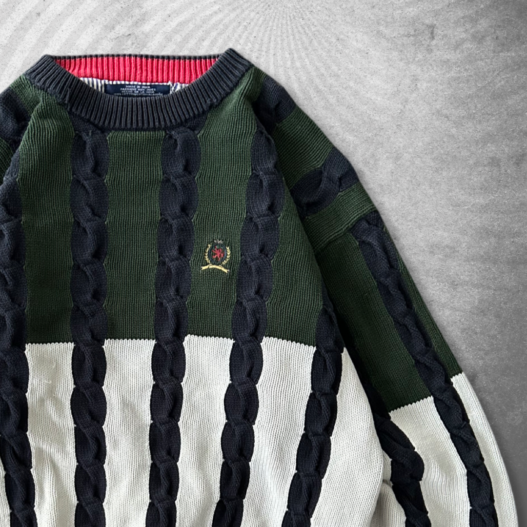 Multicolor Tommy Hilfiger Sweater 1990s (M)