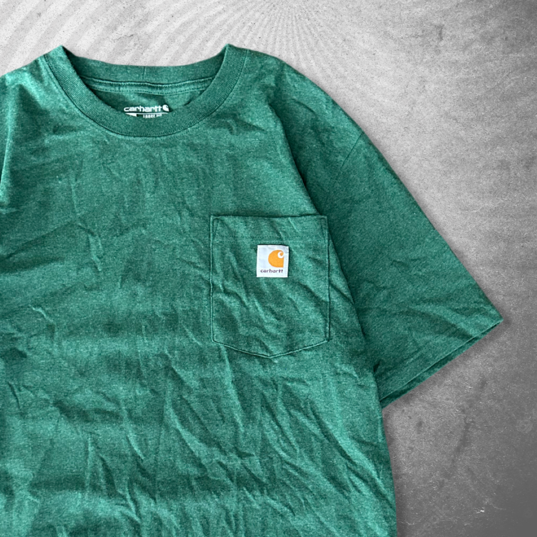 Forrest Green Carhartt Pocket Shirt 2000s (S)