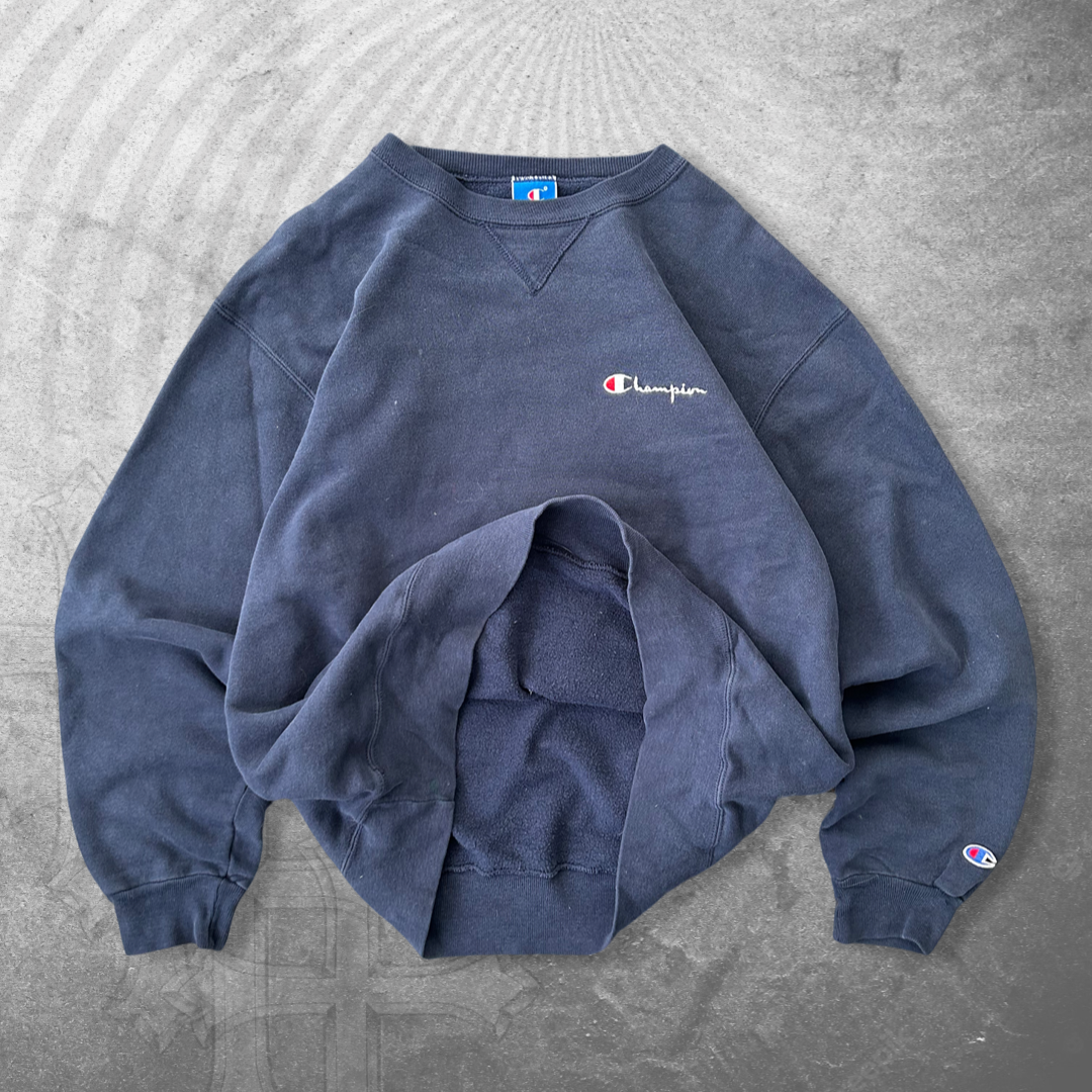 Blue Champion Sweatshirt 1990s (L)