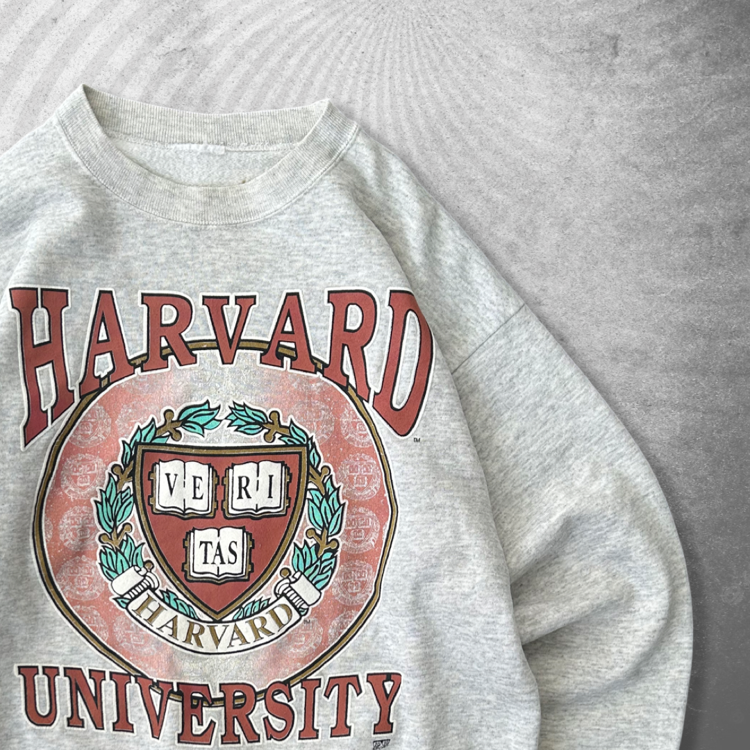 Grey Harvard University Sweatshirt 1990s (S)