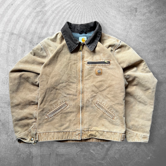 Sandstone Carhartt Detroit Jacket 1990s (S)