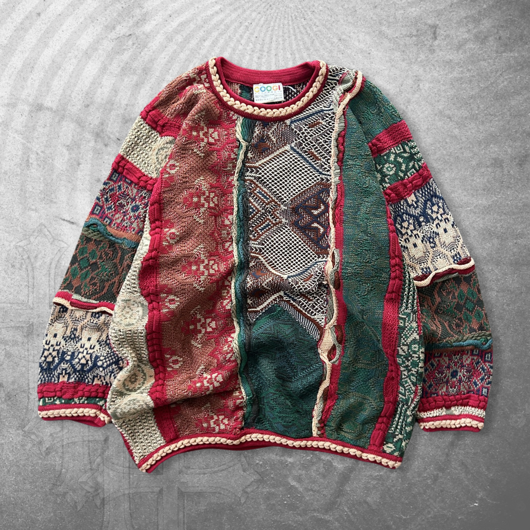 Multicolor Coogi Sweater 1990s (XL)