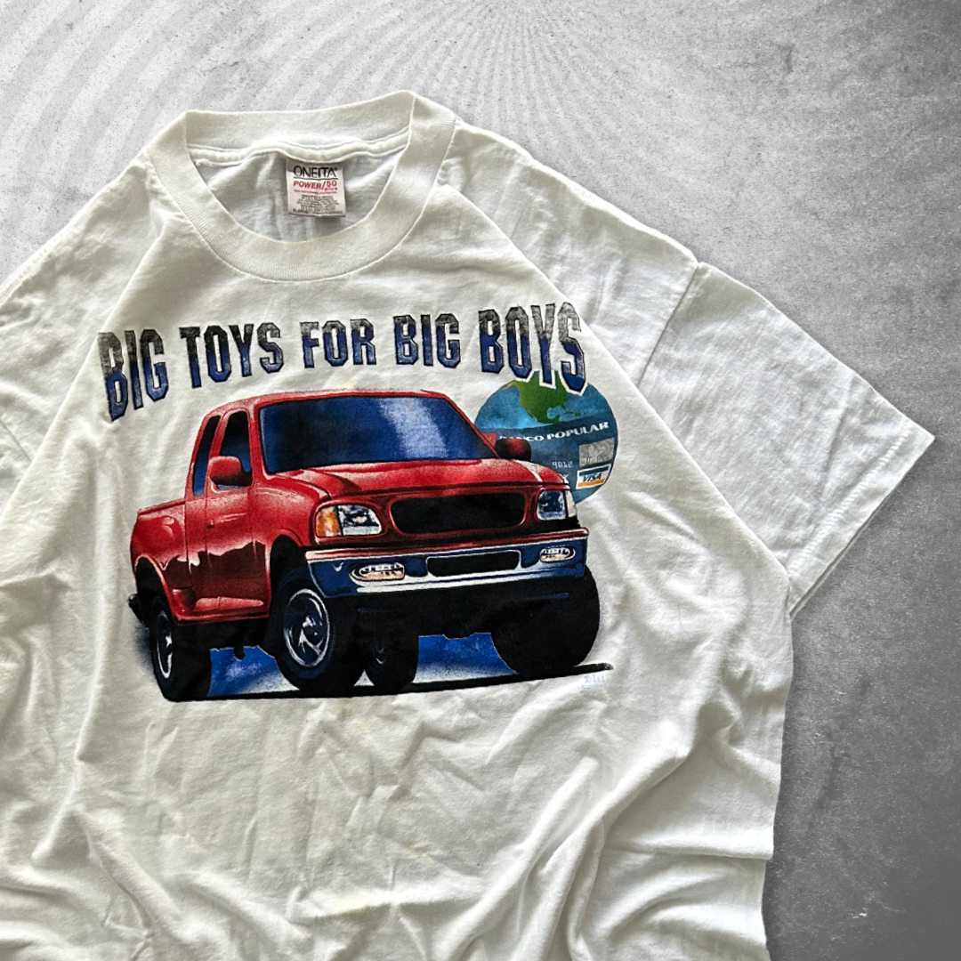 White Big Toys Big Boys Shirt 1990s (XL)