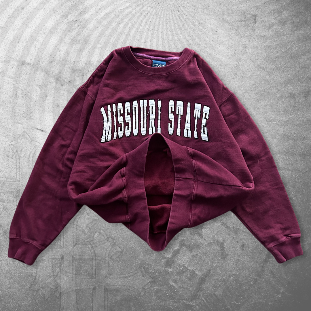 Burgundy Missouri State Sweatshirt 2000s (M)