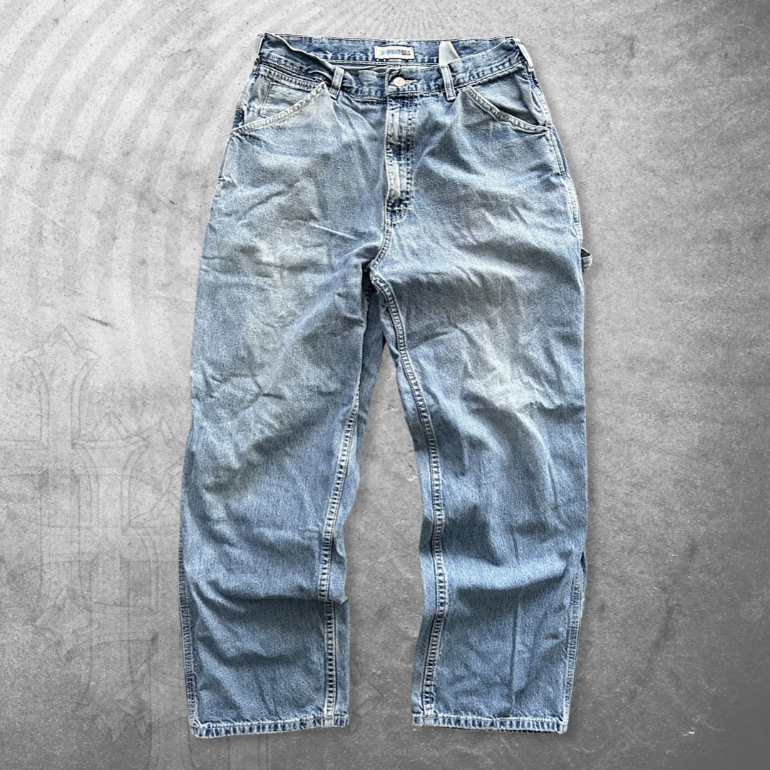 Faded Light Wash Carpenter Jeans 1990s (32x30)