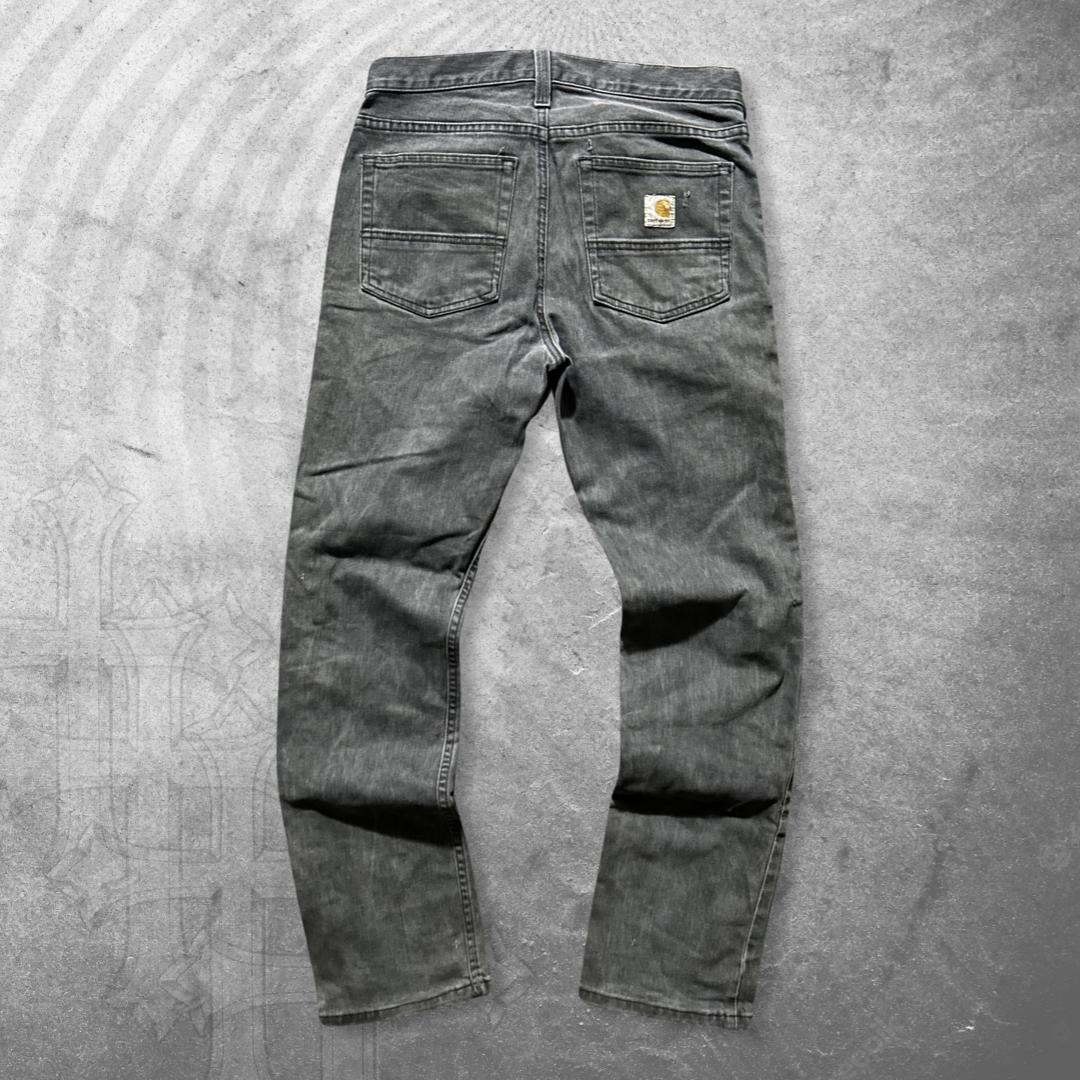Distressed Grey Carhartt Jeans 2000s (30x30)