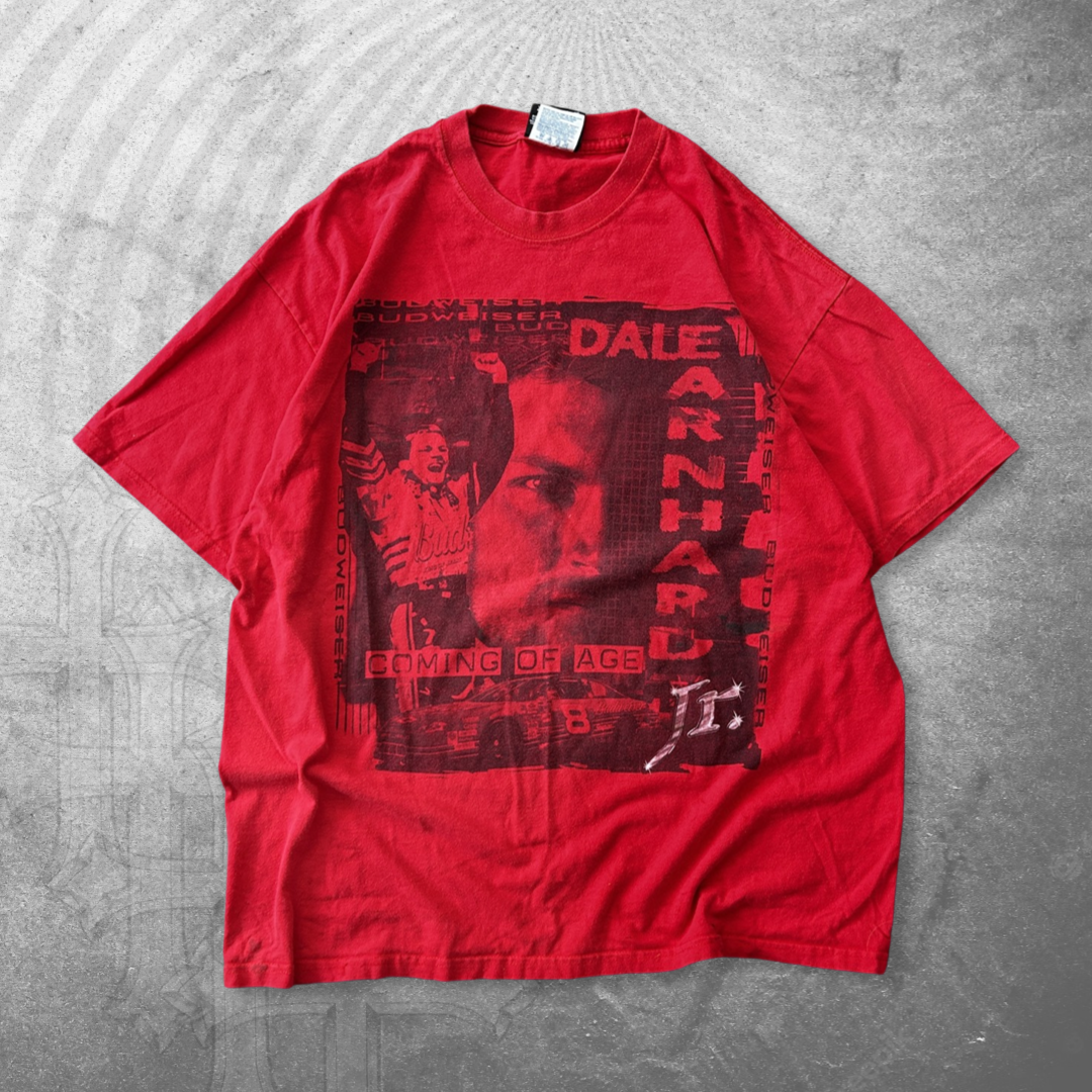 Red Dale Earnhardt Jr Shirt 2000s (XL)