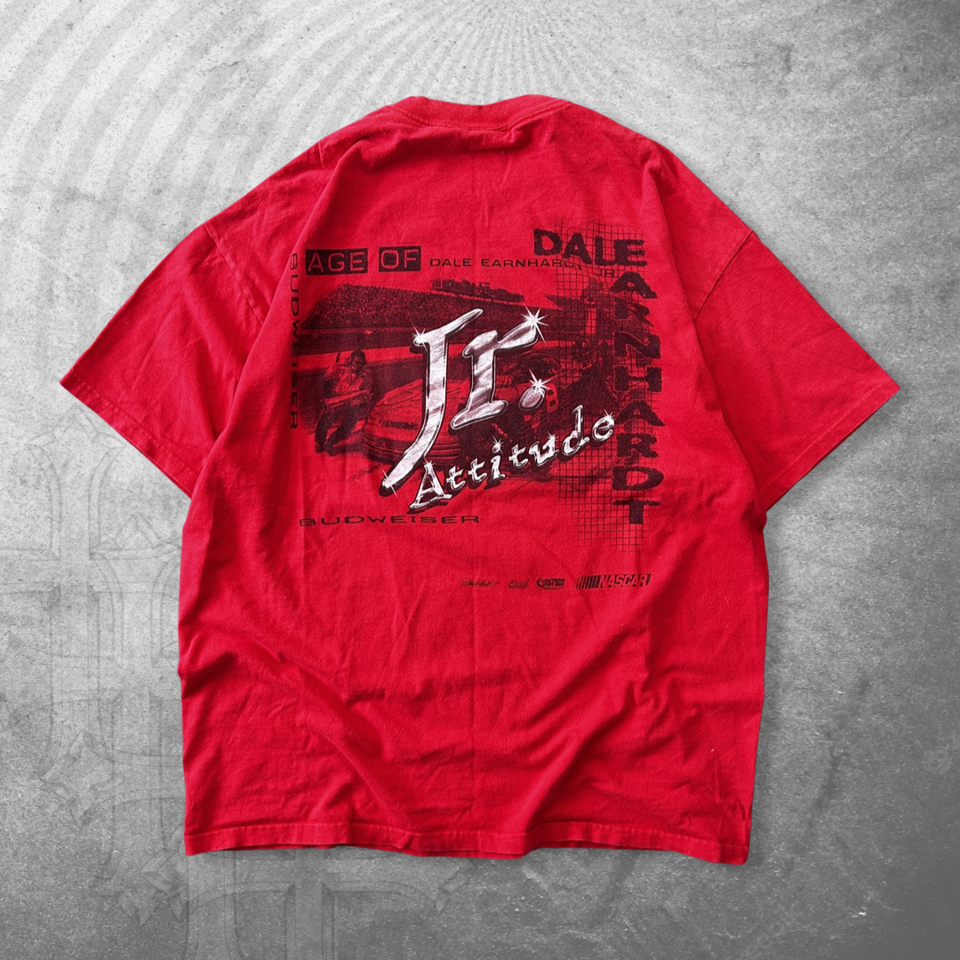 Red Dale Earnhardt Jr Shirt 2000s (XL)