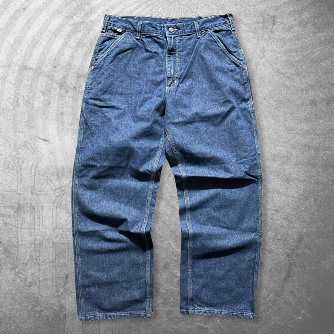 Dark Wash Carhartt Carpenter Jeans 2000s (36x30)