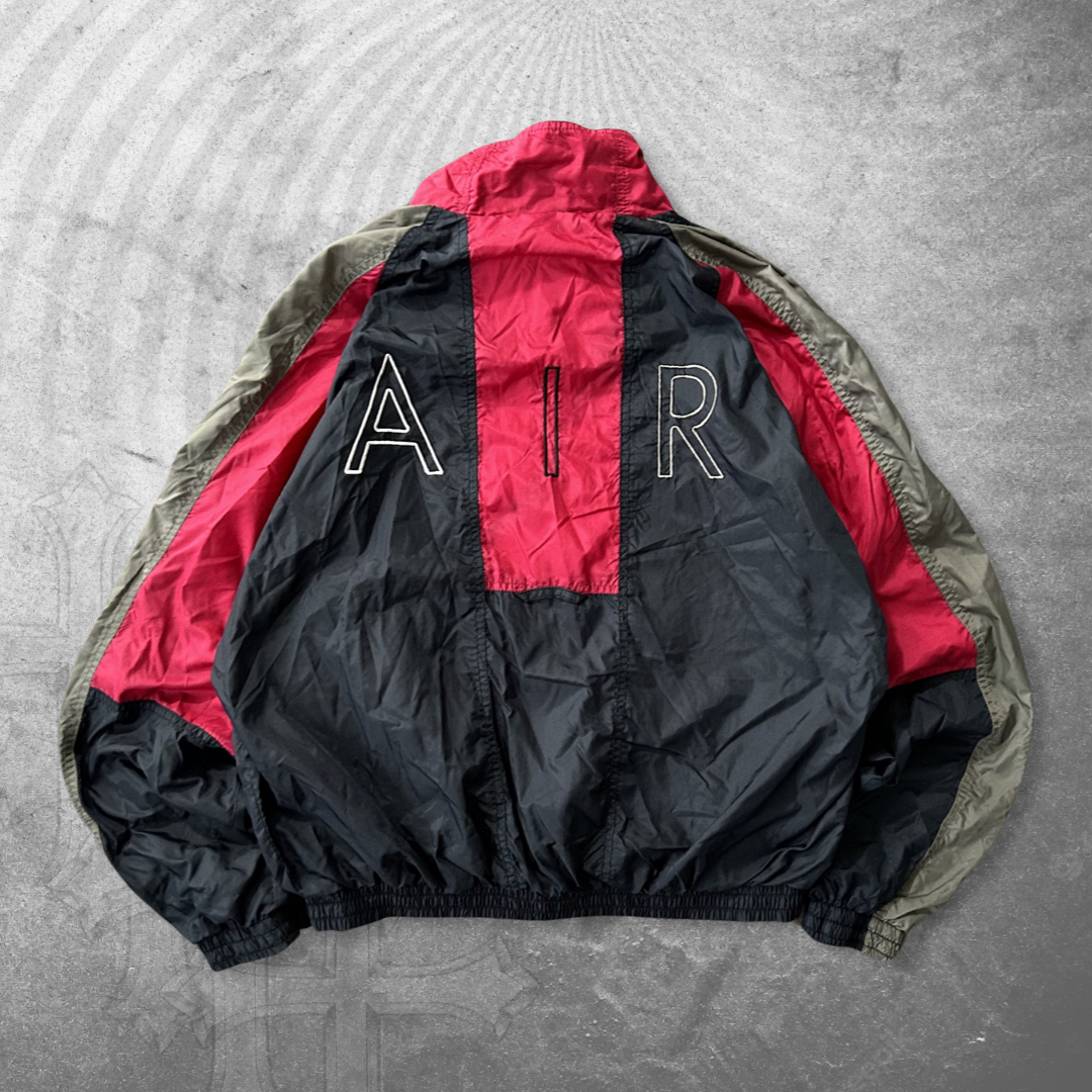Red/Black Nike Air Windbreaker Jacket 1990s (M)