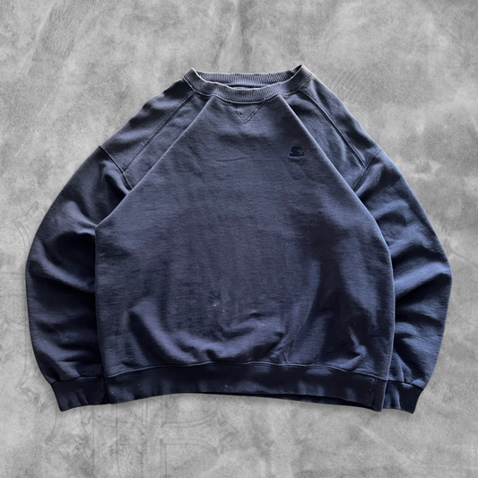 Navy Blue Starter Sweatshirt 1990s (M)