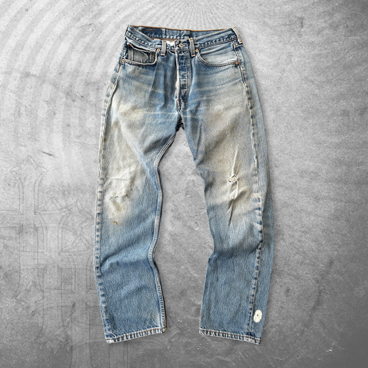 Faded Distressed Levi’s 501xx Jeans 1990s (30x30)