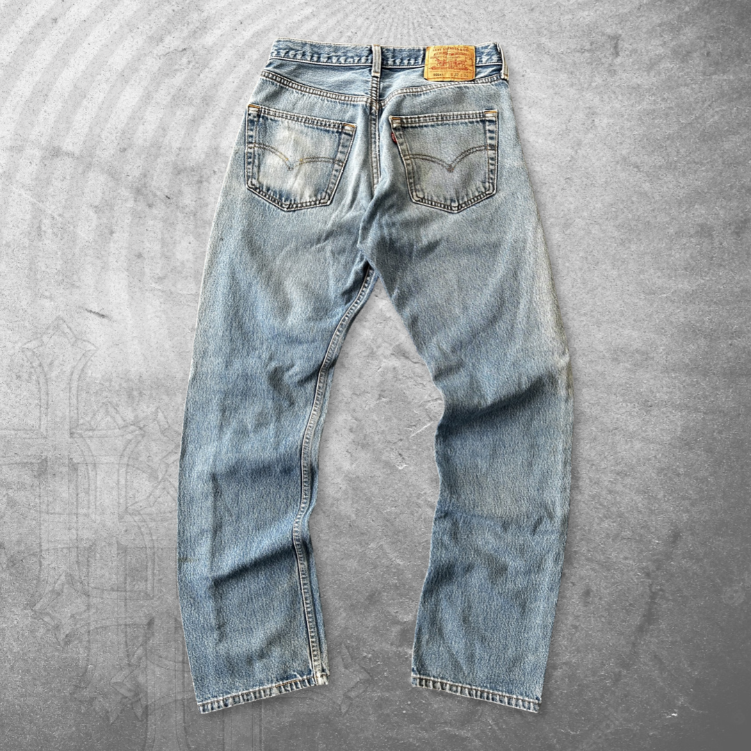 Faded Distressed Levi’s 501xx Jeans 1990s (30x30)