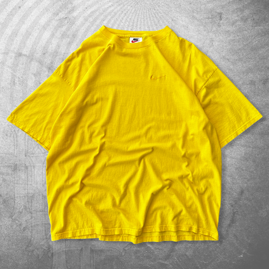 Yellow Nike Tonal Shirt 1990s (XL)