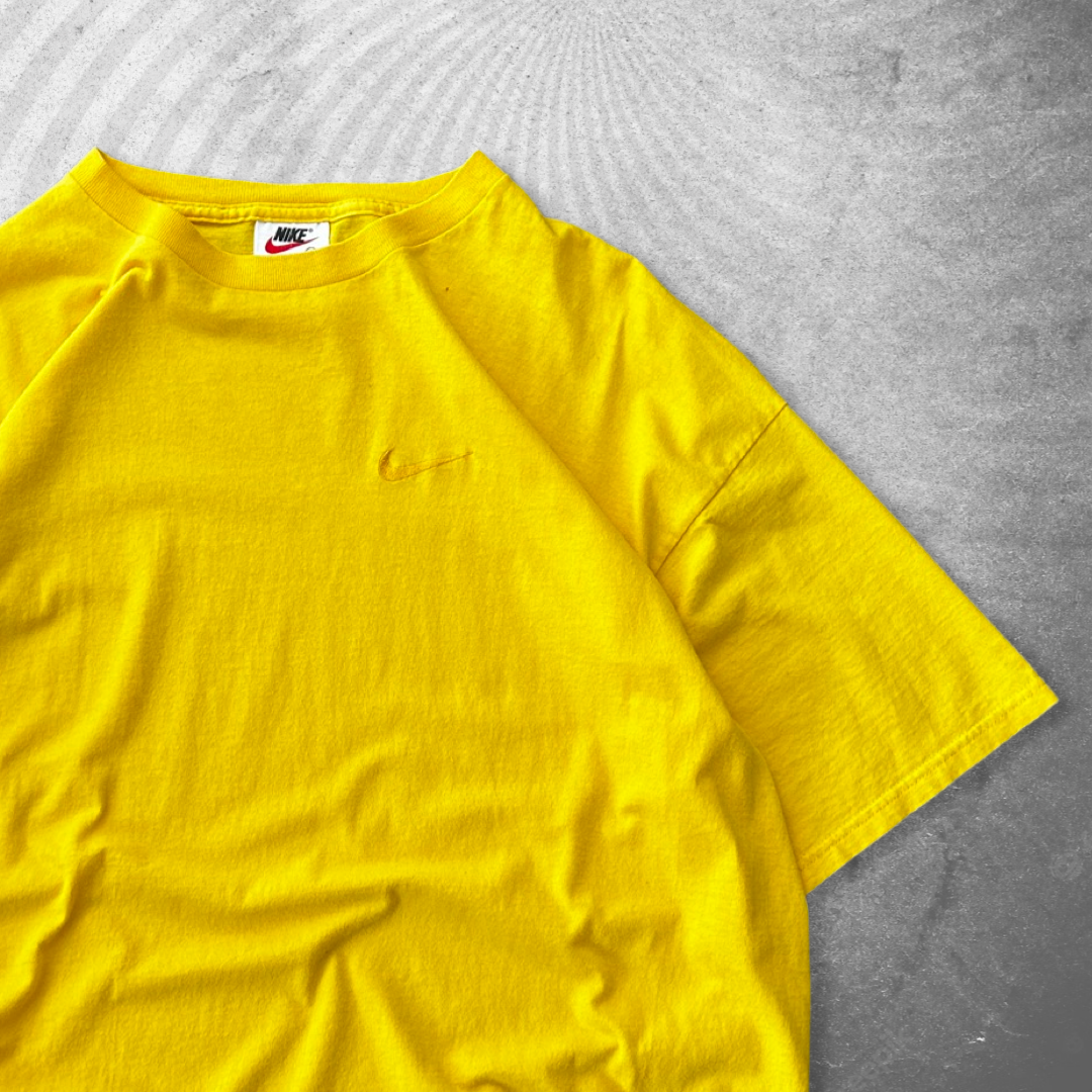 Yellow Nike Tonal Shirt 1990s (XL)