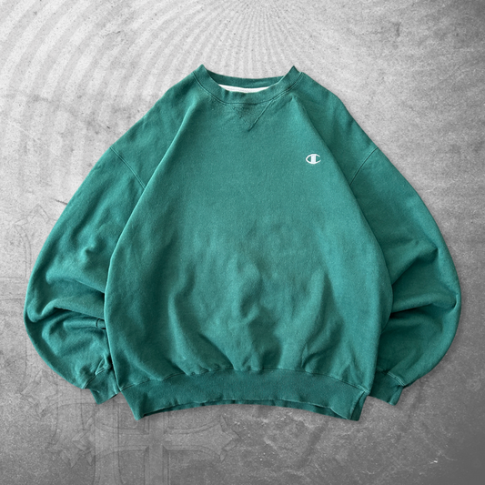 Forrest Green Champion Sweatshirt 2000s (L)