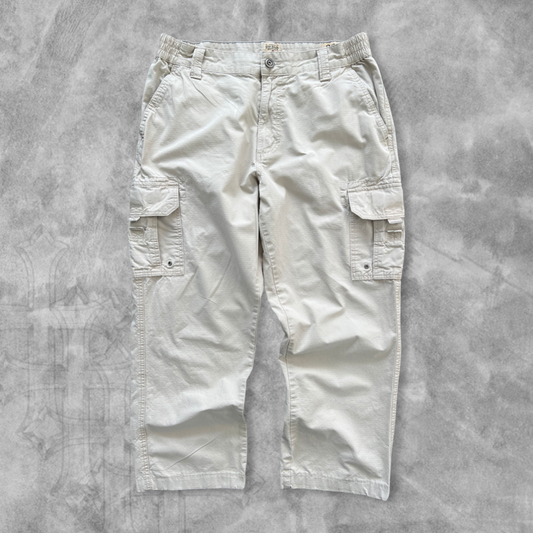Bone White Cargo Pants 1990s (36x30)