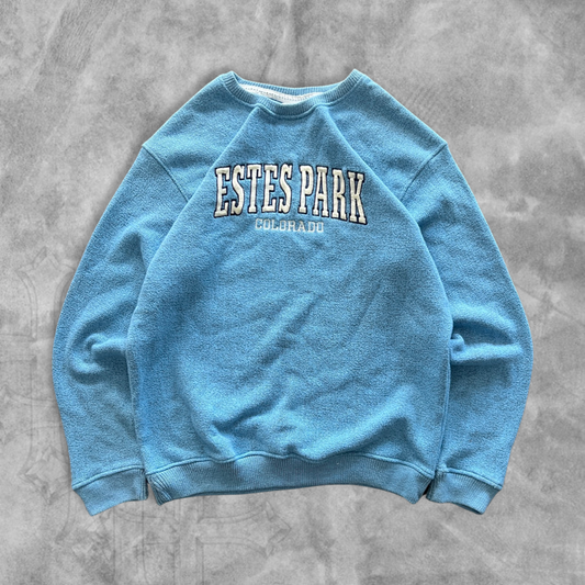 Baby Blue Estes Park Sweatshirt 1990s (M)