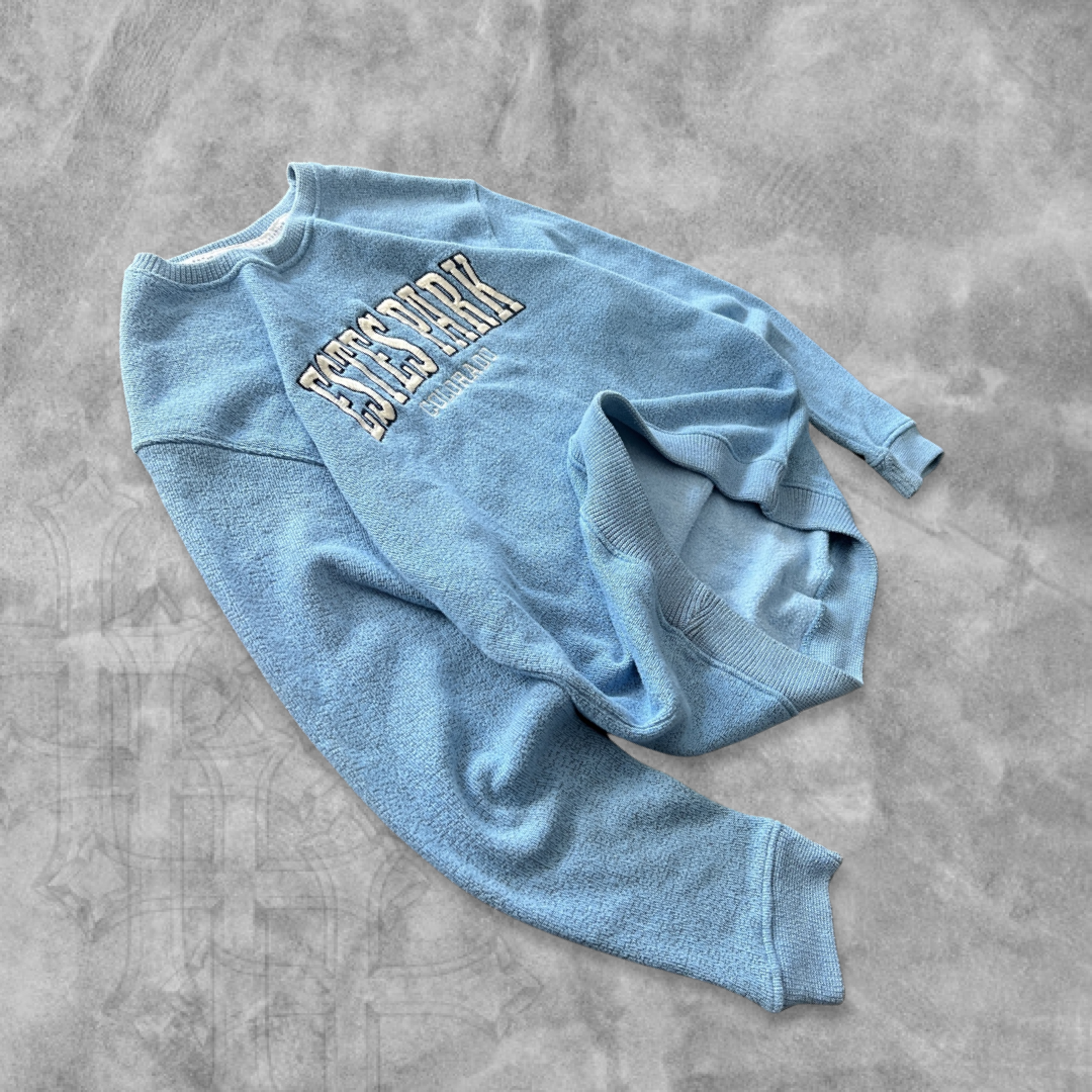 Baby Blue Estes Park Sweatshirt 1990s (M)