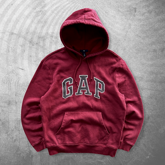 Maroon GAP Hoodie 2000s (S)