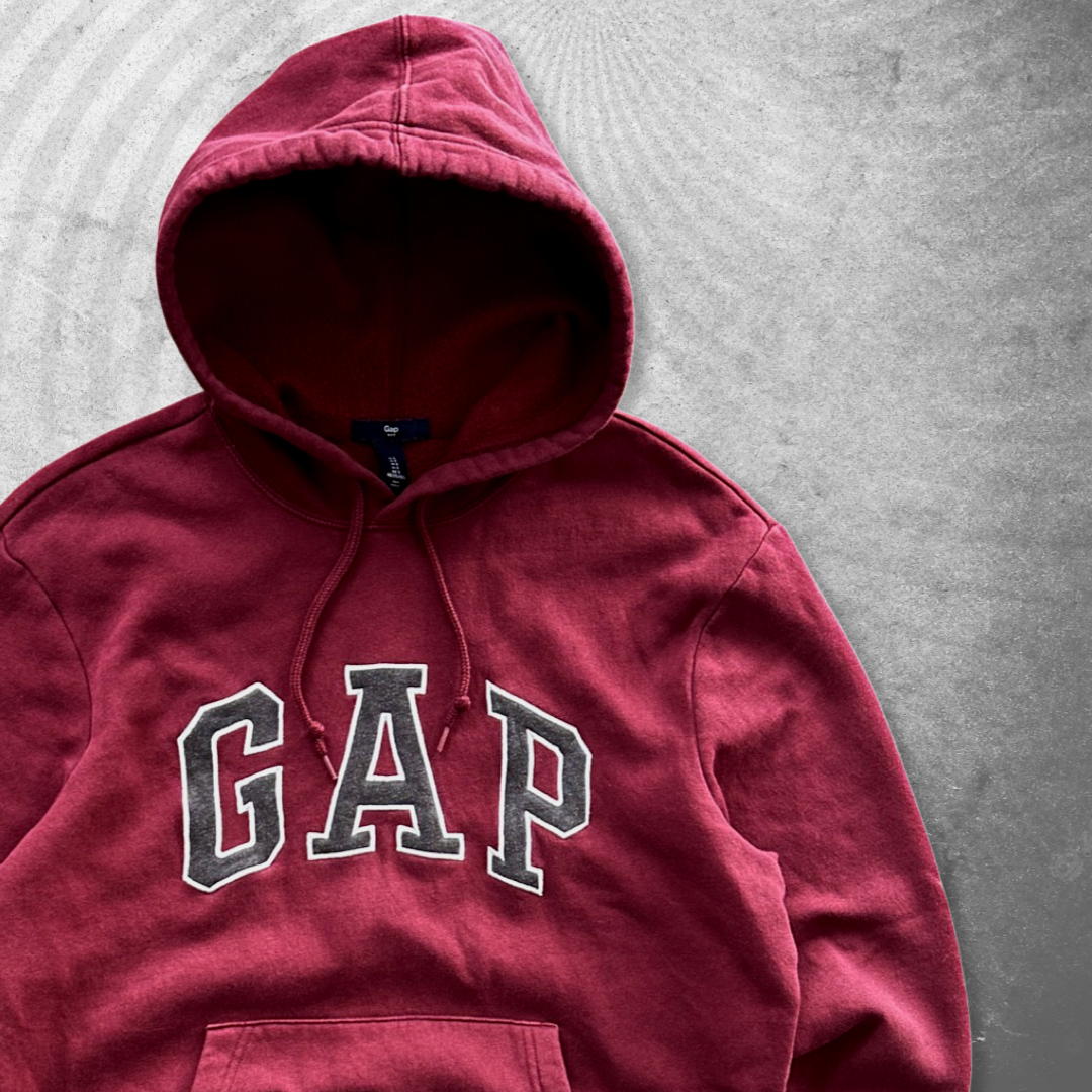 Maroon GAP Hoodie 2000s (S)