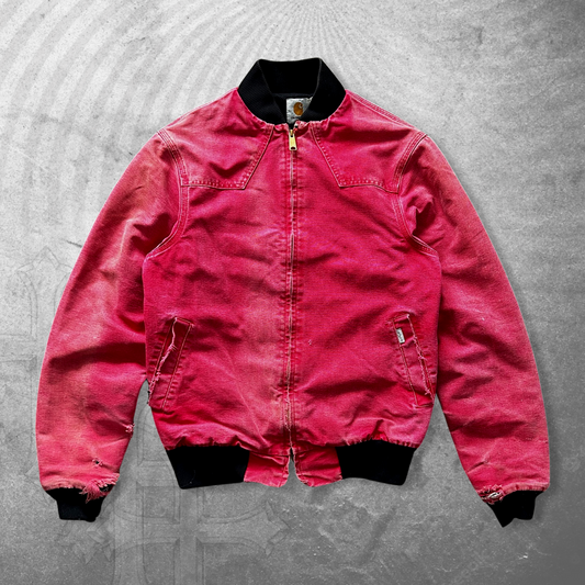 Faded Cherry Red Carhartt Jacket 1990s (M)