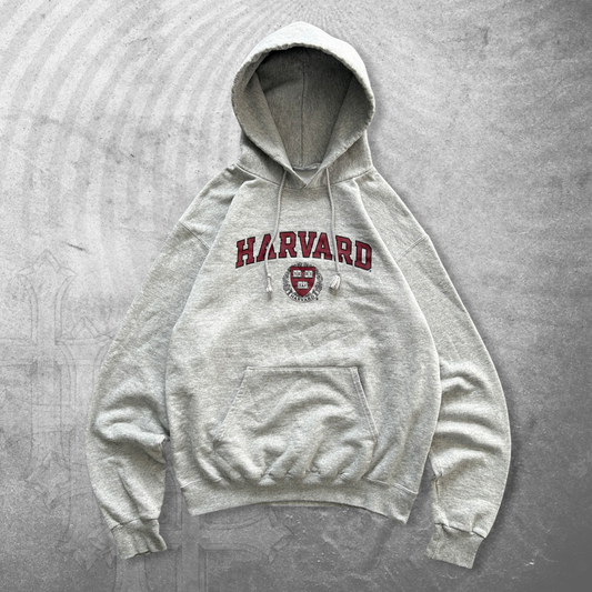 Grey Harvard Champion Hoodie 1990s (M)