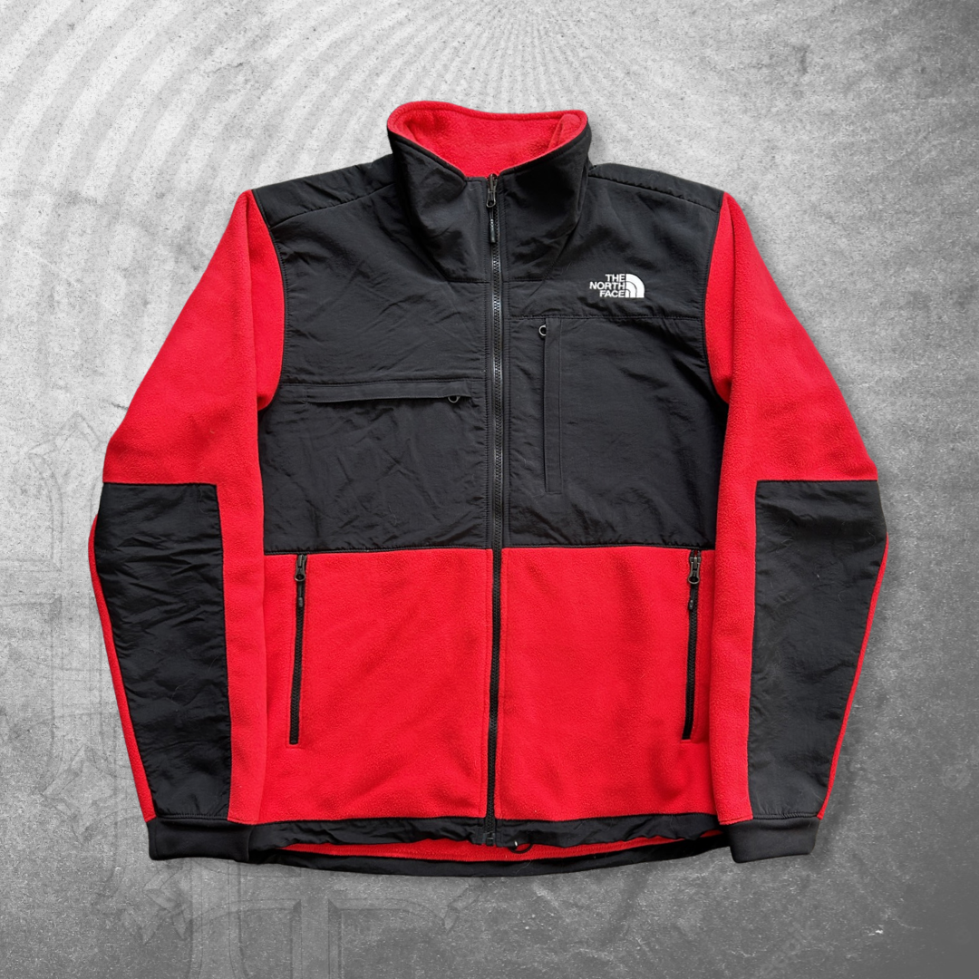 Red/Black North Face Denali Jacket 2000s (M)