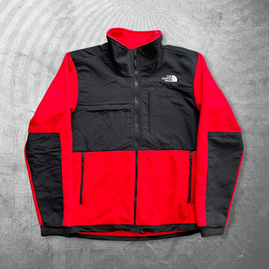 Red/Black North Face Denali Jacket 2000s (M)