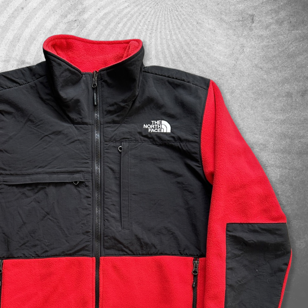 Red/Black North Face Denali Jacket 2000s (M)