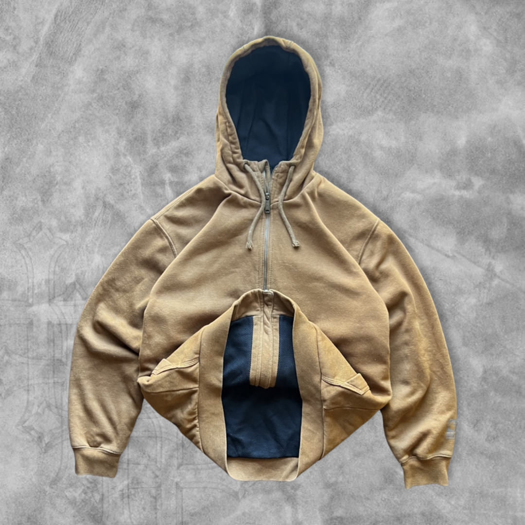 Sandstone Brown Carhartt Thermal Hooded Jacket 2000s (L)