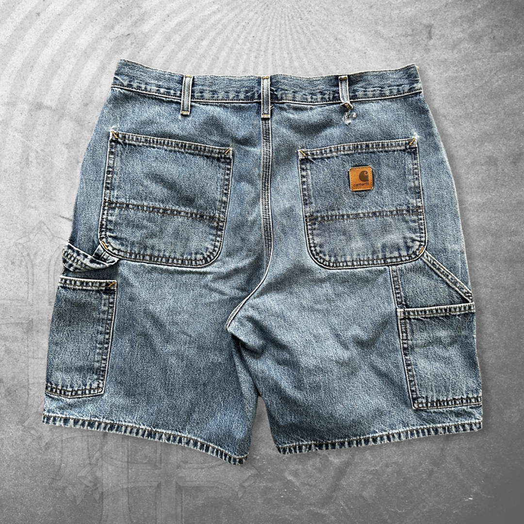 Faded Carhartt Jean Shorts 2000s (32)