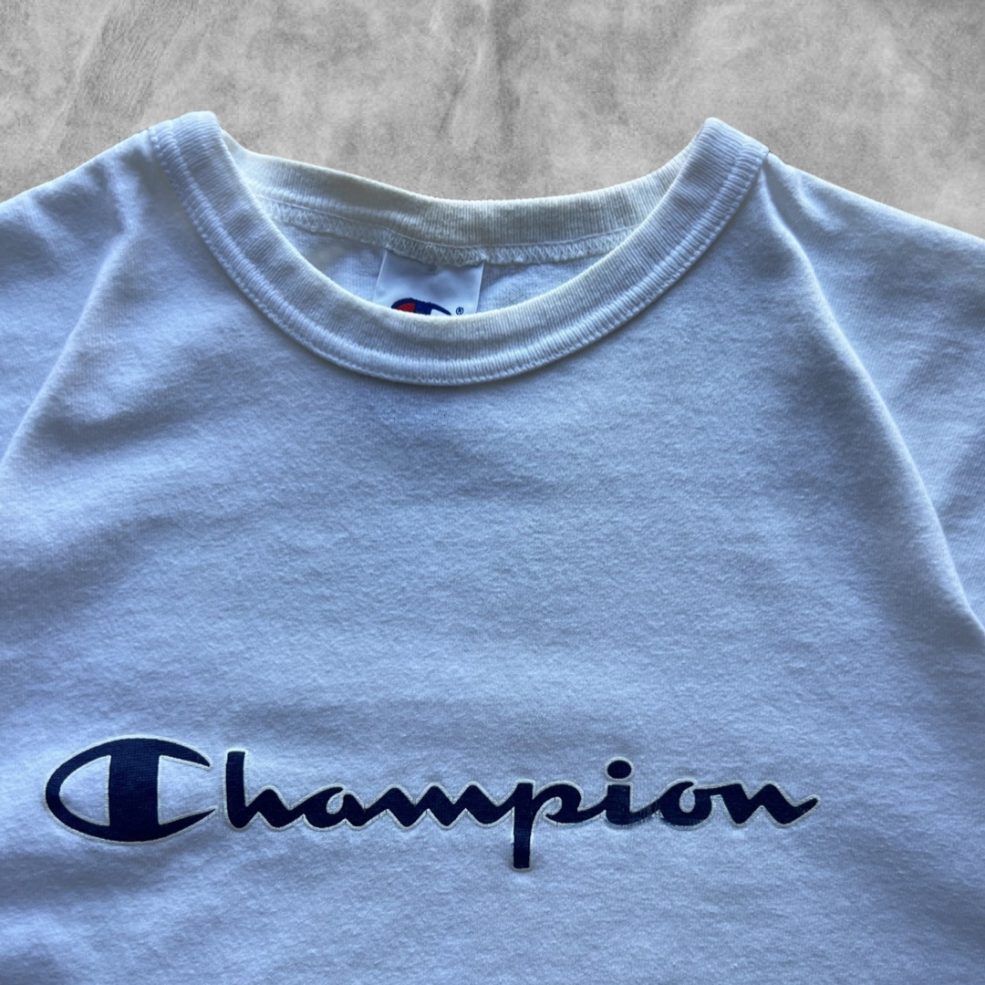 White Champion Shirt 1990s