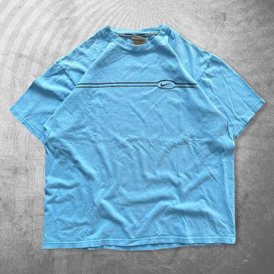 Baby Blue Nike Essential Shirt 2000s (M)