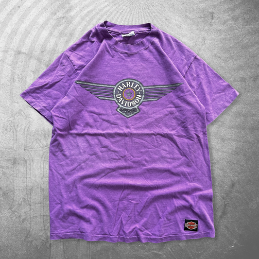 Purple Harley Davidson Shirt 1990s (M/L)